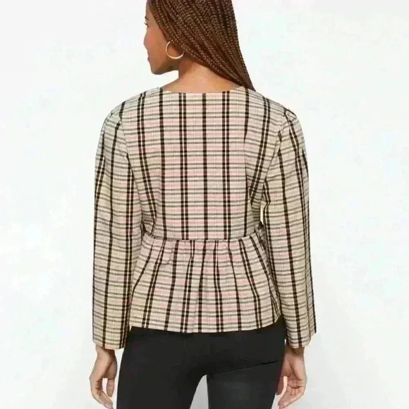 Rails Noella Plaid Empire-Waist Top - Picture 3 of 16